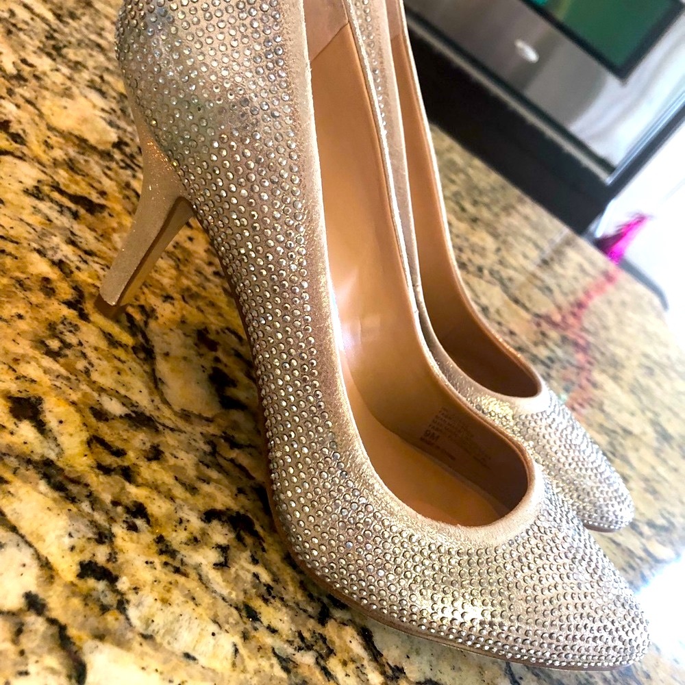 INC (Macy’s) Gold Heels